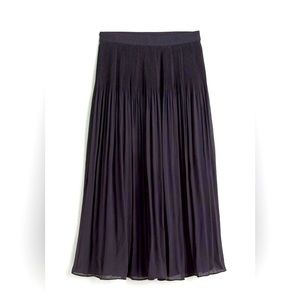 H&M Navy Pleated Skirt